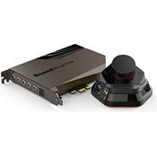 Sound Blaster AE-7 - Hochauflösende PCIe DAC- und Verstärker-Soundkarte mit diskretem Xamp-Kopfhörer-Doppelverstärker und Audio Control Modul (grau-schwarz)