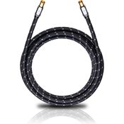 Oehlbach XXL® Transmission Ultra - High-End Antennenkabel mit Koax-Stecker (4K, UltraHD, FullHD, 5-fach Schirmung) - schwarz/grau