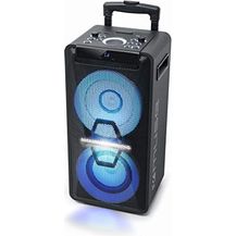 Bild für MUSE M-1920 DJ PA-Anlage mit Akku, 300 Watt, mit CD, Bluetooth und Licht-Effekten (USB, AUX, Mikrofon, Fernbedienung)