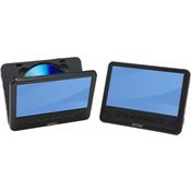 Denver MT-983 portabler DVD-Player (2X 17,8 cm (7 Zoll) Dual Screen)
