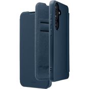 Hama Handyhülle für Samsung Galaxy S25 (Klapphülle, Etui mit 2 Kartenfächern, stoßfest, Kratzfest, eleganter Rundumschutz, weich, Slim, softe Oberfläche) blau