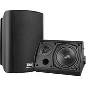 Pyle Musikbox Bluetooth Outdoor Lautsprecher Box Wasserdicht – Schwarz, 2-Wege Marine Bluetooth Speaker mit 240 Watt Leistung und IP44-Zertifizierung