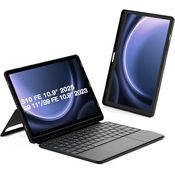 Inateck Hülle mit Tastatur für Samsung Galaxy Tab S10 FE/S9 FE/S9, abnehmbarer Ständer, QWERTZ mit Touchpad, Magnetisch, Kompatibel mit S Pen