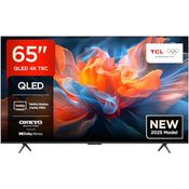 TCL 65T8C 65 Zoll QLED 4K HDR UHD Fernseher, Smart Google TV mit Dolby Vision & Atmos, 144Hz Motion Clarity Pro, FreeSync, Onkyo 2.1 Sound, Sprachsteuerung, kompatibel mit Google Assistant