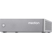Medion S06 Mini PC, Intel Core i5-1335U, 16 GB RAM, 512 GB SSD, integriert Intel Iris Xe Grafik, Silber