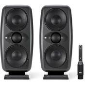 IK Multimedia iLoud MTM MKII - Compact Hi-End Studio Monitors with ARC Room Correction, 100W Power, Black