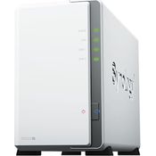 Synology DiskStation DS223J Netzwerkspeicherlaufwerk (weiß), 2-Bay-Business-NAS mit max. 32 TB RAW