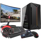 VIST Gaming PC Komplett Set Ryzen7 5700G 32GB RX Vega SSD 1TB WiFi Win 11 LCD 24"