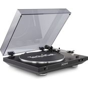 TechniSat TECHNIPLAYER LP 200 - Vollautomatik-Plattenspieler (mit USB-Ausgang und Digitalisierungsfunktion (Drehzahl: 33-45 U-min, Riemenantrieb mit Aluminium-Plattenteller)