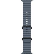 Apple Ocean Band, Armband für Apple Watch 49 mm, elastisches Elastomer, maritimblau, One Size