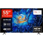 TCL 55C61KS QLED Mini LED Fernseher, 55 Zoll, 4K HDR, Dolby Vision & Atmos, Onkyo 2.1 Sound, Smart TV mit Google TV, HDMI 2.1, Game Master