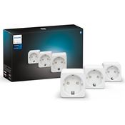 Philips Hue Smart Plug, Smarte Steckdose zur Steuerung von Leuchten über die Hue App oder Sprachassistenten, kompatibel mit Hue Bridge