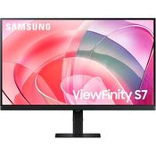 Samsung ViewFinity S70D 4K-Monitor 27 Zoll, UHD, 3.840 x 2.160, HDR10, Easy Setup-Ständer, Eye Saver Mode, LS27D700EAUXEN, Schwarz