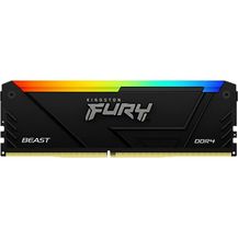 Bild für Kingston FURY Beast RGB 32GB 3200MT/s DDR4 CL16 DIMM PC Arbeitsspeicher KF432C16BB2A/32