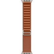 Apple Watch Band Alpine Loop, 49 mm, terracotta, aus 43 % recycelten Materialien mit Titan-G-Haken