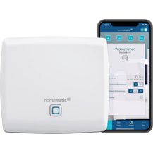 Bild für Homematic IP HmIP-HAP Access Point, Smart Home Gateway mit kostenloser App und Sprachsteuerung über Amazon Alexa und Google Assistant, zentrales Element des Homematic IP Systems, weiß (140887A0)