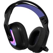 Logitech G G522 LIGHTSPEED, kabelloses Gaming-Headset mit LIGHTSYNC RGB, Mikrofon, 48-kHz-Audio, Tri-Konnektivität, USB-A auf USB-C – Schwarz