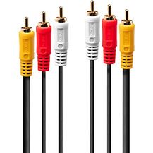 Bild für LINDY 35690 Premium Audio-Video-Kabel, 3X RCA (Cinch)