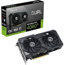 Bild für ASUS Dual GeForce RTX 4060 Ti OC Edition 8GB GDDR6 Gaming Grafikkarte schwarz (Nvidia GeForce RTX4060Ti DLSS 3, PCIe 4.0, 1x HDMI 2.1, 3x DisplayPort 1.4a, DUAL-RTX4060TI-O8G)