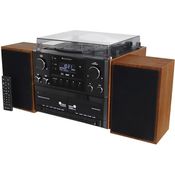 Soundmaster Stereoanlage MCD5600 Braun, Radio Tuner: FM, DAB+ (Bluetooth, Plattenspieler, 2x 5 W)