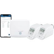 Homematic IP HmIP-SK16 Smart Home Starter Set Heizen, Digitale Steuerung für Heizung mit oder ohne App, Amazon Alexa, Google Assistant, einfache Installation, Energie sparen, Thermostat, Heizungsthermostat (156537A0)