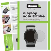 dipos Schutzfolie matt kompatibel mit 60 mm Durchmesser Uhr Displayschutz-Folie