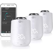 Eurotronic Comet Wifi 3er Set 2021, Heizkörperthermostat, intelligentes Heizen per WLAN, Heizkosten sparen, Thermostat zur Regulation der Raumtemperatur von unterwegs (700224)