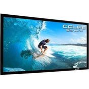 Rahmenleinwand Beamer Leinwand 16:9 100-120-150 Zoll Heimkino Beamerleinwand mit Rahmen Hochkontrast Leinwand - 266x149cm, 120 Zoll - 1A120wes