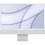 Apple iMac 24-Zoll Retina 4,5K 2021 M1-16-256GB 8C GPU Silber Num BTO