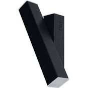 LEDVANCE SMART+ LED ORBIS WALL CROSS Wandleuchte Tunable White WiFi 30,9 cm Aluminium Schwarz, 573949