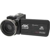 Renkforce RF-5798910 4K Camcorder mit 13 Megapixel, 3 Zoll Display, digitalem 18-fach Zoom, Schwarz