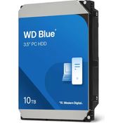 WD Blue 10TB SATA 6Gb/s HDD Desktop, 3.5" Festplatte mit 7200 U/min und 512 MB Cache