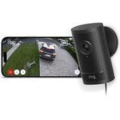 Ring Außenkamera Pro mit Netzstecker, Retinal 4K, 10x-Zoom, adaptive Nachtsicht, witterungsbeständig, 30 Tage Gratiszeitraum für Ring-Abonnement