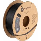 Polymaker PolyLite PLA-Kohlefaser Filament, 1,75 mm, 1 kg, stark kohlefaserverstärkt, matte Oberfläche, schwarze Farbe, 3D-Drucker-Filament