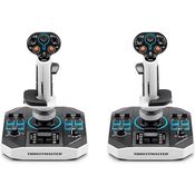 Thrustmaster Sol-R 2 HOSAS Space Sim Duo, 88 Aktionstasten, beleuchteter Joystick, kompatibel mit dem Thrustmaster Ecosystem