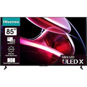 Hisense 85UXKQ 217 cm (85 Zoll) Fernseher, 4K Mini LED ULED, Smart TV, HDR10+, Dolby Vision IQ, Triple Tuner, 144 Hz (VRR), Airplay, Alexa Built-in, Dolby Atmos, Anthrazit (2023)