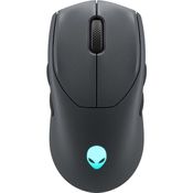Alienware Tri-Mode Gaming Maus (optisch, 8 Tasten, kabellos-kabelgebunden, Bluetooth-USB) (AW720M)
