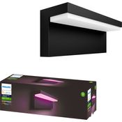 Philips Hue White and Color Ambiance LED Außenwandleuchte Nyro, dimmbar, bis zu 16 Millionen Farben, steuerbar via App, kompatibel mit Amazon Alexa (Echo, Echo Dot)
