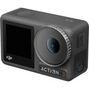 DJI Osmo Action 3 Adventure Combo (4K-Video, 12 MP, elektronischer Bildstabilisator), grau