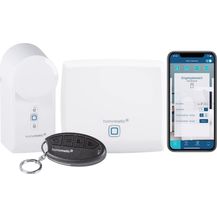 Bild für Homematic IP HmIP-SK14 Starter Set Zutritt, Smart Home Türschlossantrieb, elektronisches Türschloss, einfach nachrüstbar (156033A0)