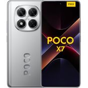Xiaomi Poco X7 Smartphone, 12+512GB, Silber, 50MP Hauptkamera mit OIS, 5110mAh Akku, IP68