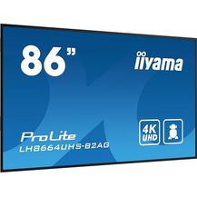 Bild für iiyama Prolite LH8664UHS-B2AG 217.4cm 85.6" Digital Signage Display 4K UHD HDMI Android 11 OS WiFi 24/7 schwarz