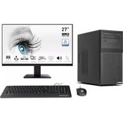 Ankermann Business Office Work Komplett Set | Intel Core i5-12400F | Nvidia GeForce GT 730 2GB | 16GB DDR5 RAM | 1TB NVMe SSD | Windows 11 | WLAN & Bluetooth | 27 Zoll Monitor | Maus & Tastatur |