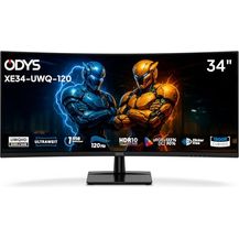Bild für Odys XE34-UWQ-120, 34 Zoll Curved Gaming Monitor, UWQHD (3440x1440)