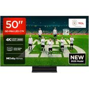 TCL 50C7K 50 Zoll QD-Mini LED Fernseher, 4K HDR Premium 2000, Smart Google TV mit 144Hz Motion Clarity Pro, Dolby Vision IQ & Atmos, HVA-Panel, Game Master