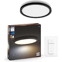 Bild für Philips Hue White Ambience Aurelle Panelleuchte, schwarz inkl. Dimmschalter, rund, alle Weißschattierungen, steuerbar via App, kompatibel mit Amazon Alexa (Echo, Echo Dot)