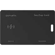 4smarts SkyTag Card ReCharge 541323, Kreditkartenformat mit Qi-Ladefunktion und Ortungsservice