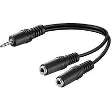 Bild für Goobay 27380 Audio Y Kabeladapter 3, 5 mm, 1x Stecker 2x Buchse Stereo, Klinke 3, 5 mm Stecker (3-Pin, Stereo)
