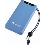 Intenso Powerbank F10000, externer Akku mit PD (20W) & QC (18W), USB-C und USB-A Anschluss, 10000mAh, Blau