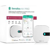 Sensibo Air PRO, Klimaanlagen-Steuerung & Luftqualitätssensor. Thermostat für Mini-Split, Fenster, tragbare AC. Sensor Temperatur & Luftfeuchtigkeit. Google, Alexa, Siri & Apple HomeKit kompatibel